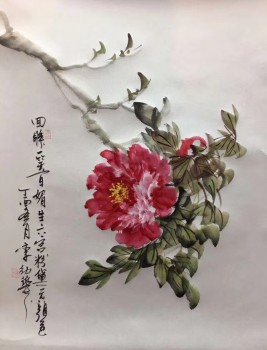 国画大师"牡丹圣手"--李幼华抗疫"环球行"