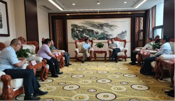 东方园林总裁刘伟杰带队视察滁州明湖文化项目，助力滁州产业升级