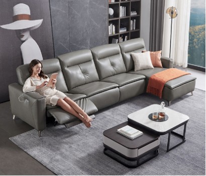 芝华仕轻奢意式功能沙发， 打造大户型的奢华元素