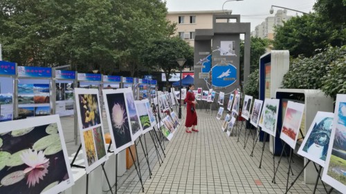 黄田坝街道民安社区庆祝建国71周年书画摄影展主题活动简报