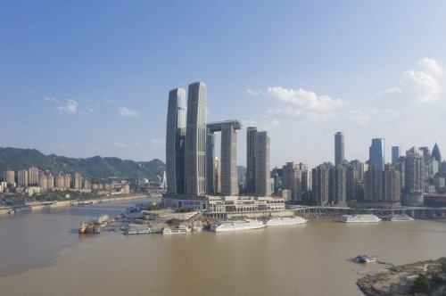 摩西·萨夫迪最新设计作品“重庆来福士”成为重庆城市封面级新地标