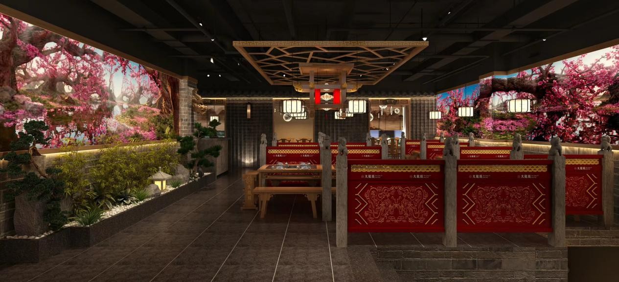 石代科技携手大龙燚打造5d全息光影餐厅新模式