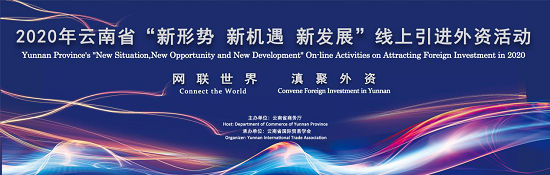 云南省“新形势新机遇新发展”线上引进外资活动成功举办