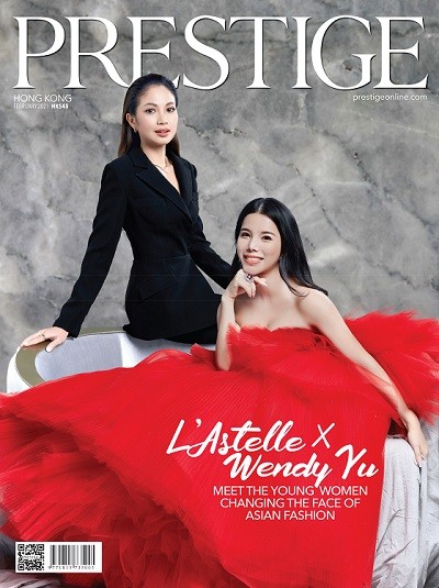 余晚晚（Wendy Yu）与高定礼服品牌LAstelle创意总监兼设计师Jane Kitakkaranon登上亚洲知名杂志《PRESTIGE》2月刊封面.jpg
