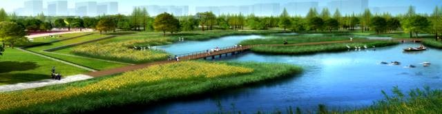 东方园林为海宁市打造重要水源地，污浊河道实现华丽变身