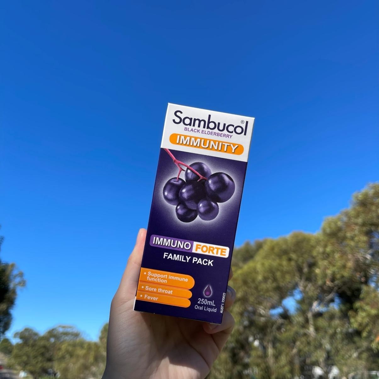 增强免疫力，试试Sambucol黑接骨木莓糖浆，全家都能喝！