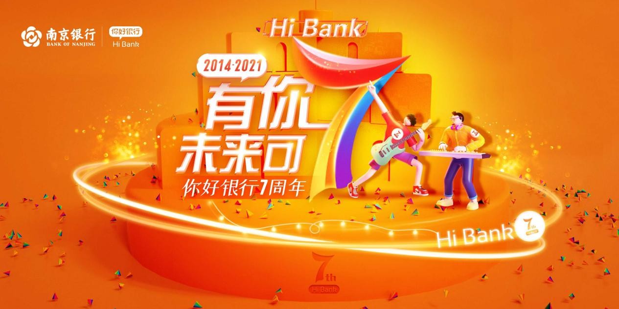 南京银行你好银行七周年盛大开启，众多专属福利活动不容错过！