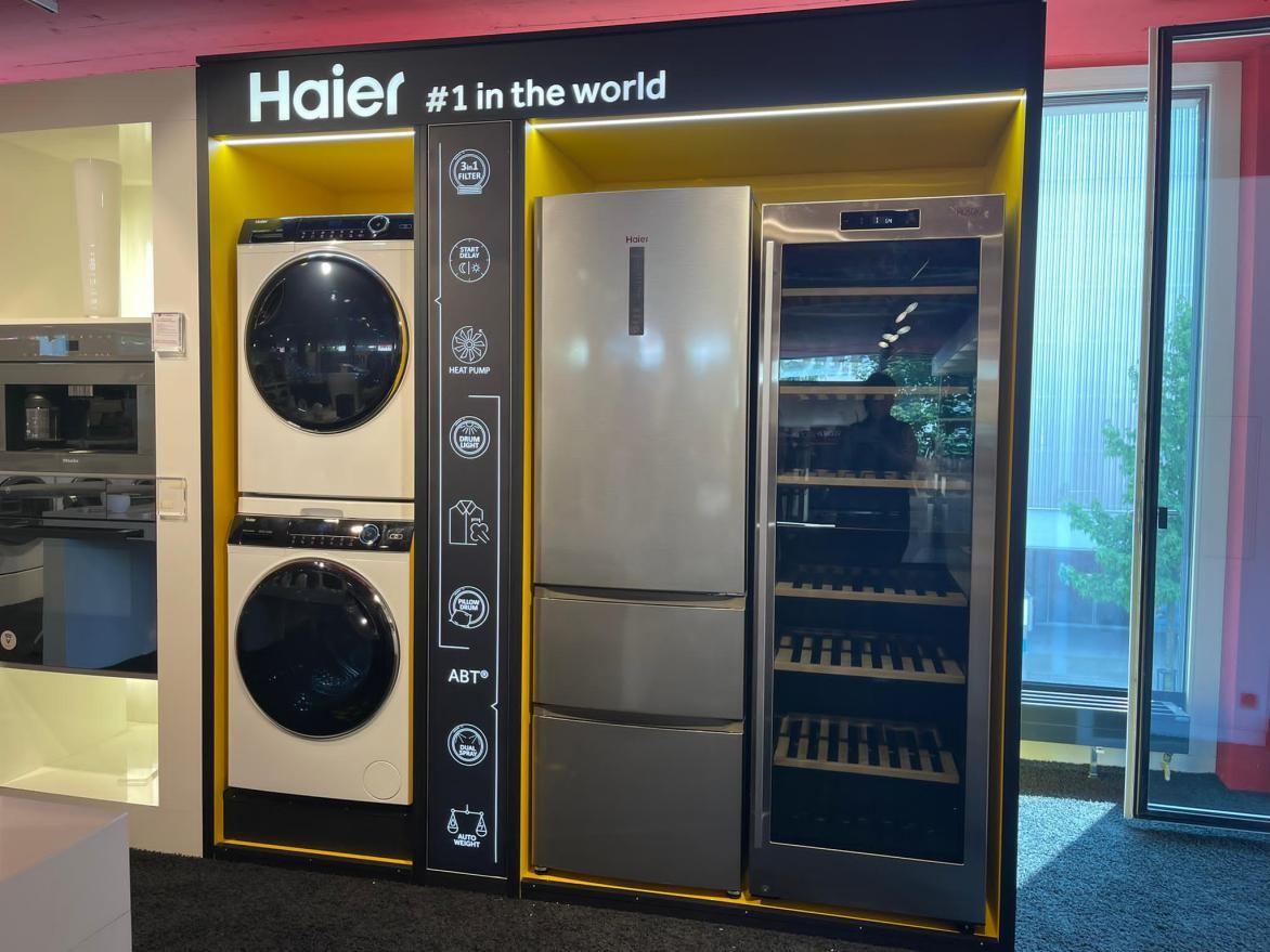 在瑞士：海尔智家竖起中国企业第一面品牌墙