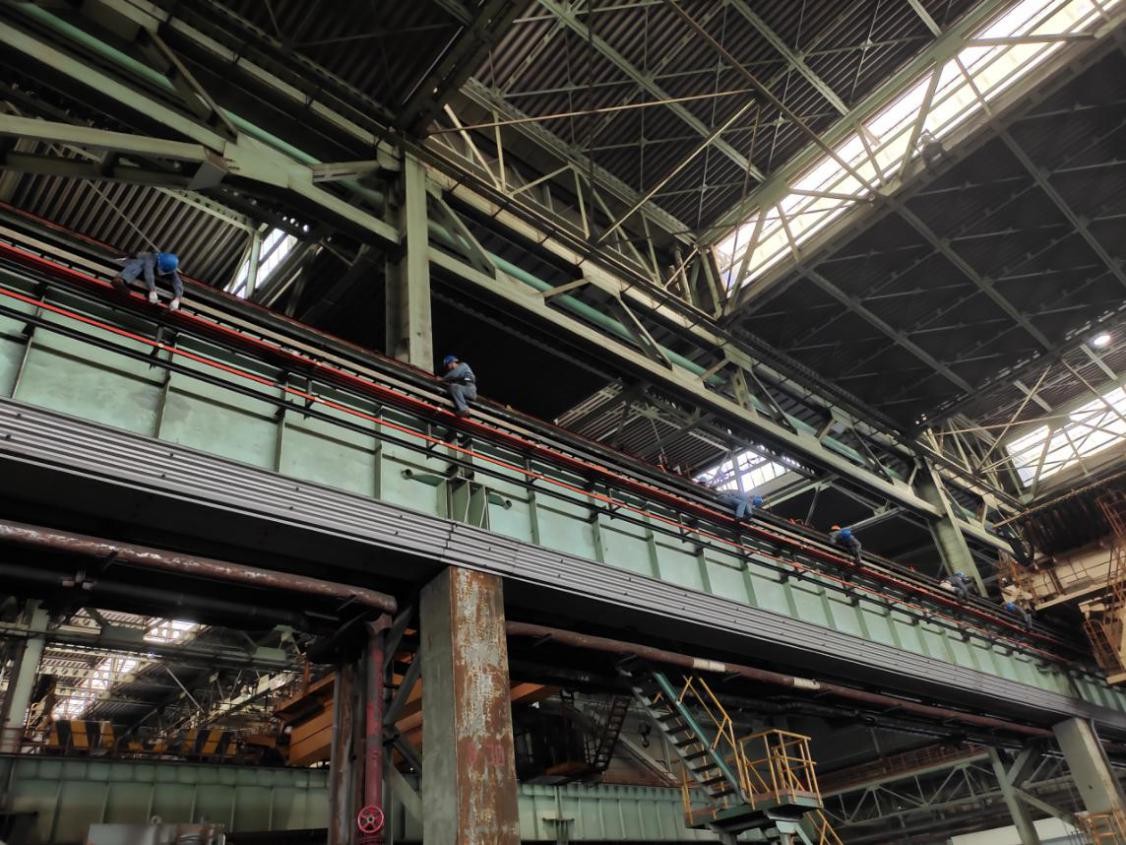 中冶宝钢基层单位完成宝钢热轧厂2050年修任务