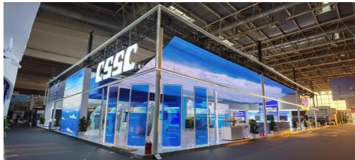 中坚力量集团助力中国海装300平米巨幕LED空域组网惊艳国际风能大会