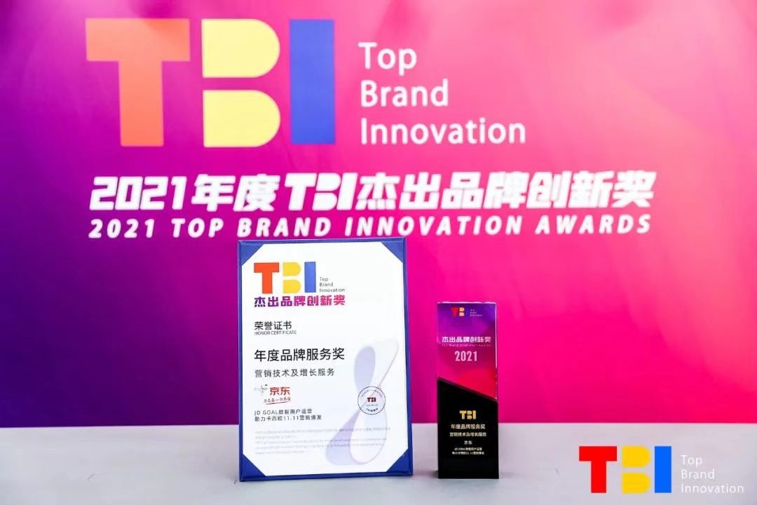 京东营销360荣获2021年度TBI杰出品牌创新奖5项大奖