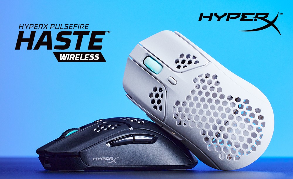 HyperX Pulsefire Haste Wireless旋火无线游戏鼠标全新上市