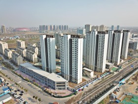 中铁四局建筑公司淮南市香樟苑五期项目顺利通过竣工验收
