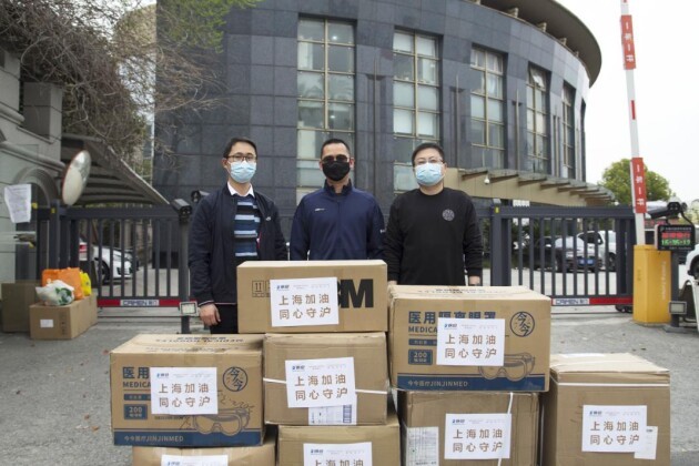 同心守“沪”，助力防控！钢银电商向上海宝山区杨行镇捐赠抗疫物资