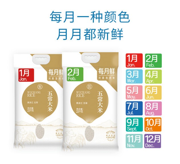 十月稻田联手盒马，合作推出首款“每月鲜五常大米”