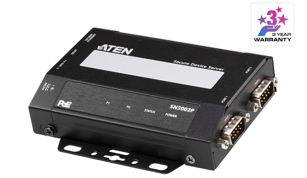 安全稳定易布署ATEN SN300x系列RS-232安全串口设备服务器