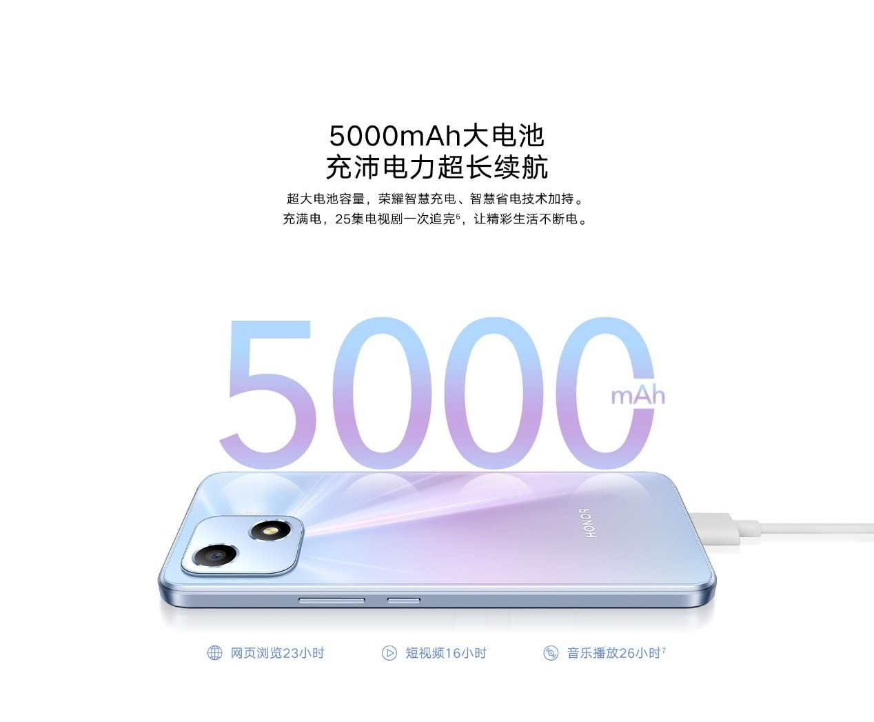 5000mAh电池+128GB内存 荣耀畅玩30发布仅1099元