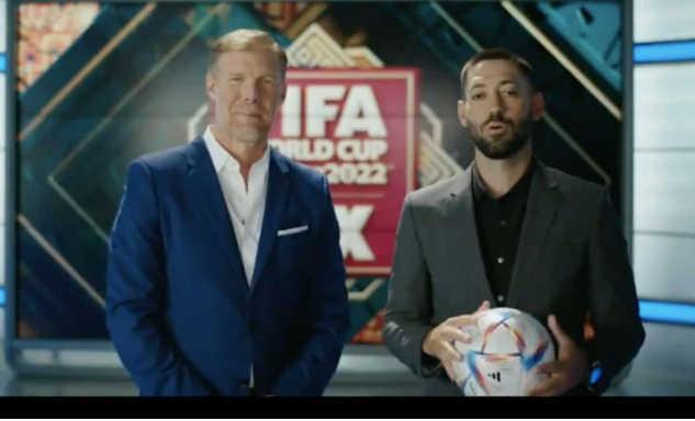 克林特·登普西 (Clint Dempsey) 加入 FOX Sports 参加 2022 年世界杯报道