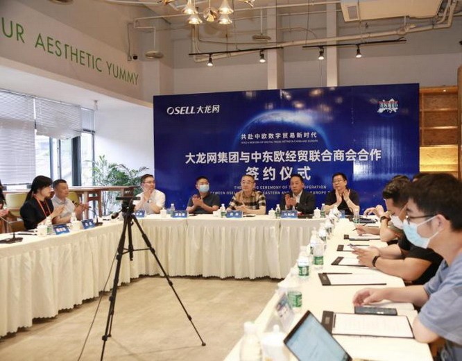 深耕数字贸易产业服务，大龙网与中东欧系列合作签约在重庆成功举办