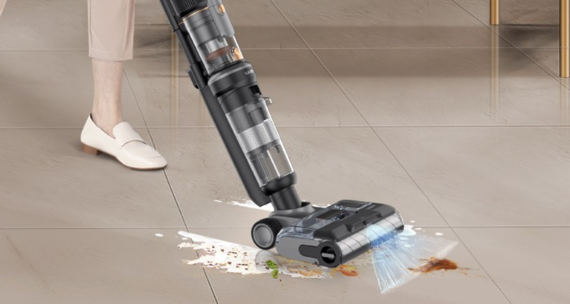 莱克天狼星三合一吸尘洗地机，独特创新设计，适配全屋清洁需求