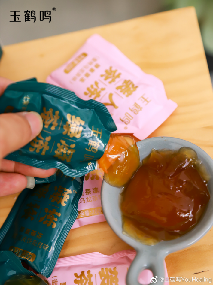 美味+健康+高颜值，玉鹤鸣新出的酵素茶冻是如何炼成的？
