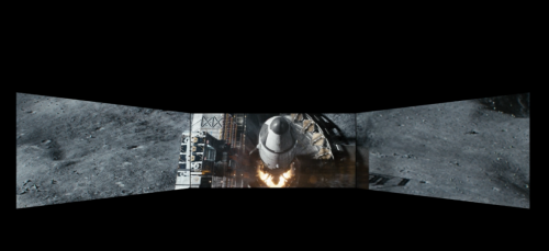 《独行月球》“含腾量”超标 ScreenX 270°三面屏带你魂穿月球(图3)