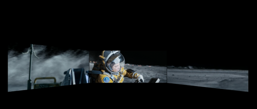《独行月球》“含腾量”超标 ScreenX 270°三面屏带你魂穿月球(图2)
