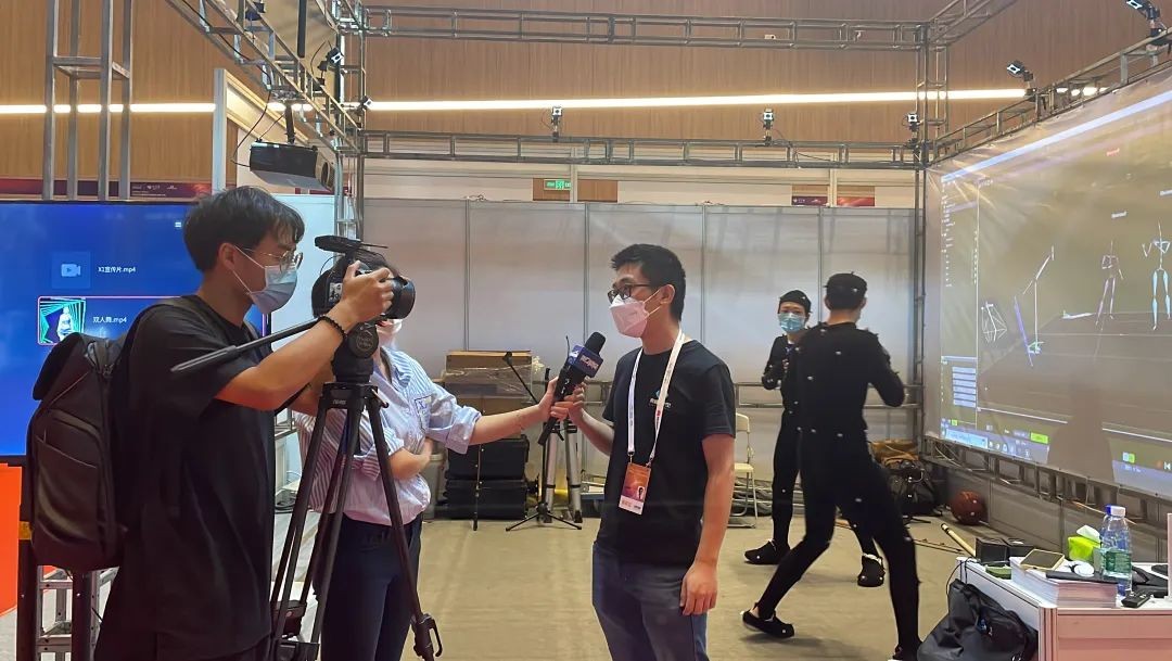 青瞳视觉携光学动捕普罗米修斯亮相2022世界人工智能大会