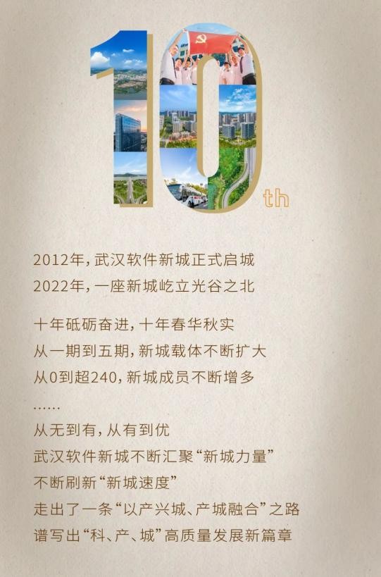 打造追光逐梦的“向往之城”，看亿达中国武汉软件新城十年磨一剑！