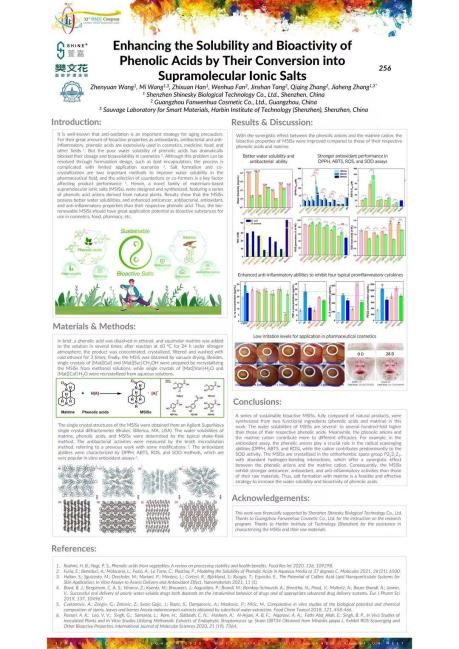 萱嘉生物联合樊文花携2大超分子改性技术最新科研成果亮相伦敦第32届IFSCC大会