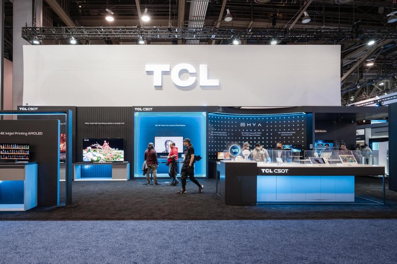TCL华星亮相2023CES主展馆 引领屏显技术新方向