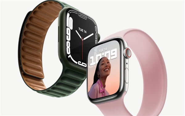 苹果发布更大屏的Apple Watch Series 7，华米高屏占比新品将于下月发布