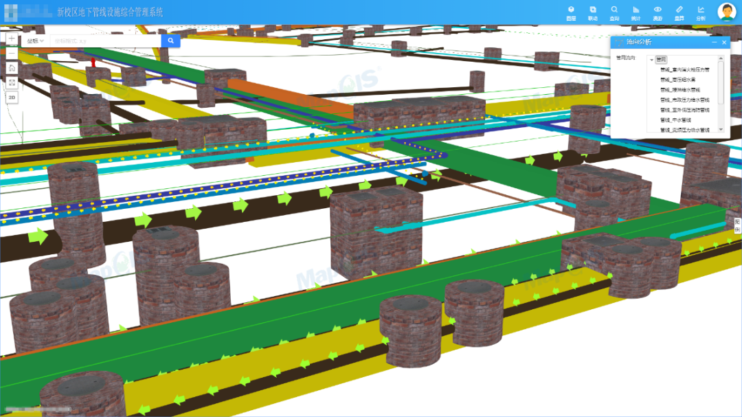mapgis三維管線建模喚醒城市地下管線脈搏